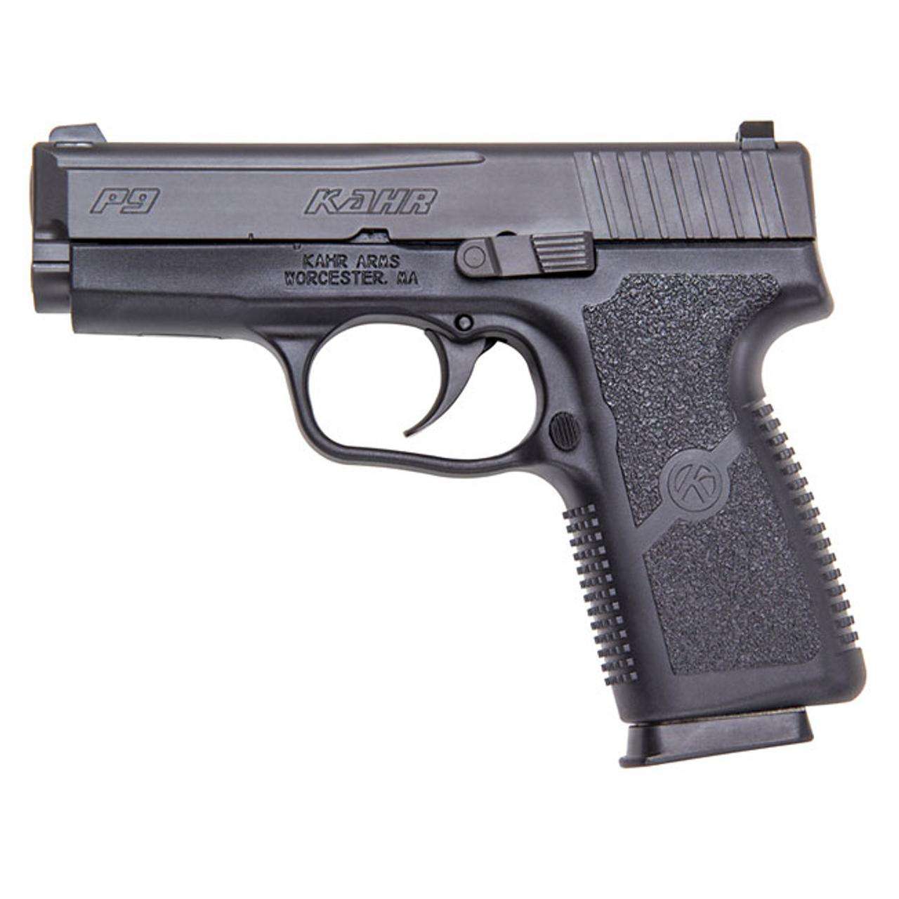 Kahr Arms KP9094N P9 Standard9mm Luger 3.50" 7+1 Stainless Steel Black Poly-img-0