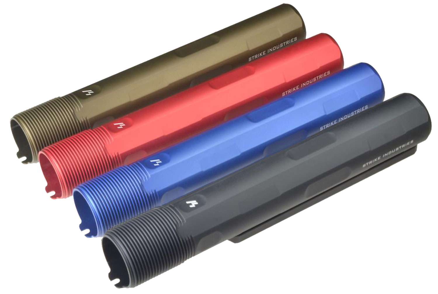 Strike ARARET7RED Advanced Receiver Extension AR15, AR10 Red Anodized Aluminum Larry's