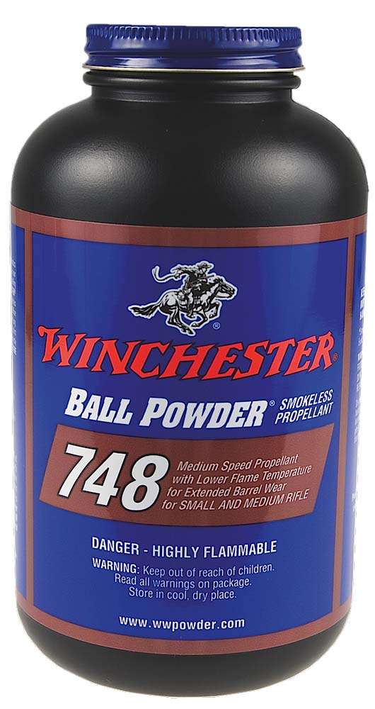 Winchester Powder 7481 Ball Powder 748 Rifle 1 lb | Wisconsin Firearms ...