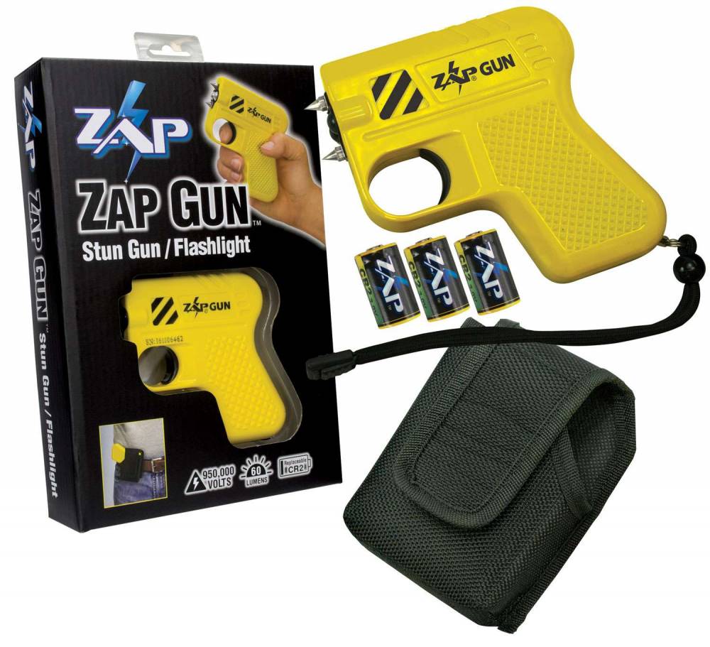 Zap ZAPGUN Zap Gun Stun Gun Portable Close Contact Yellow XRing Supply