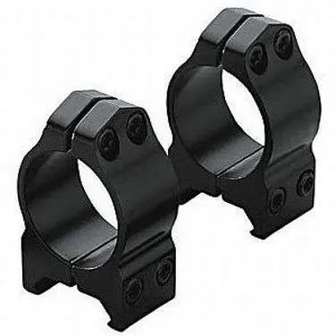 Warne 202M Maxima 1" High Matte Scope Rings, Sintered Steel, Black