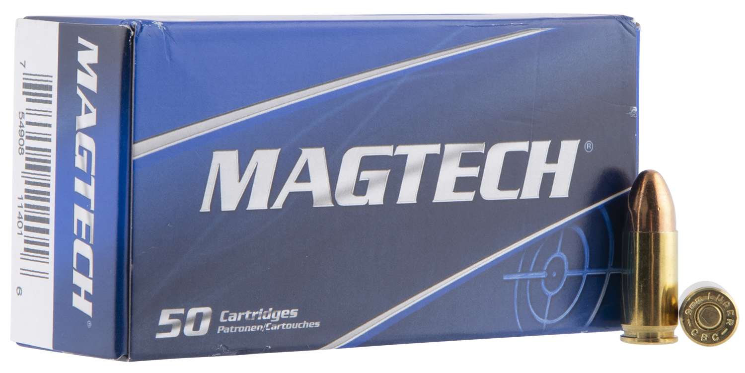 Magtech 9A Range/Training  9mm Luger 115 gr Full Metal Jacket (FMJ) 50 Bx/ 20 Cs