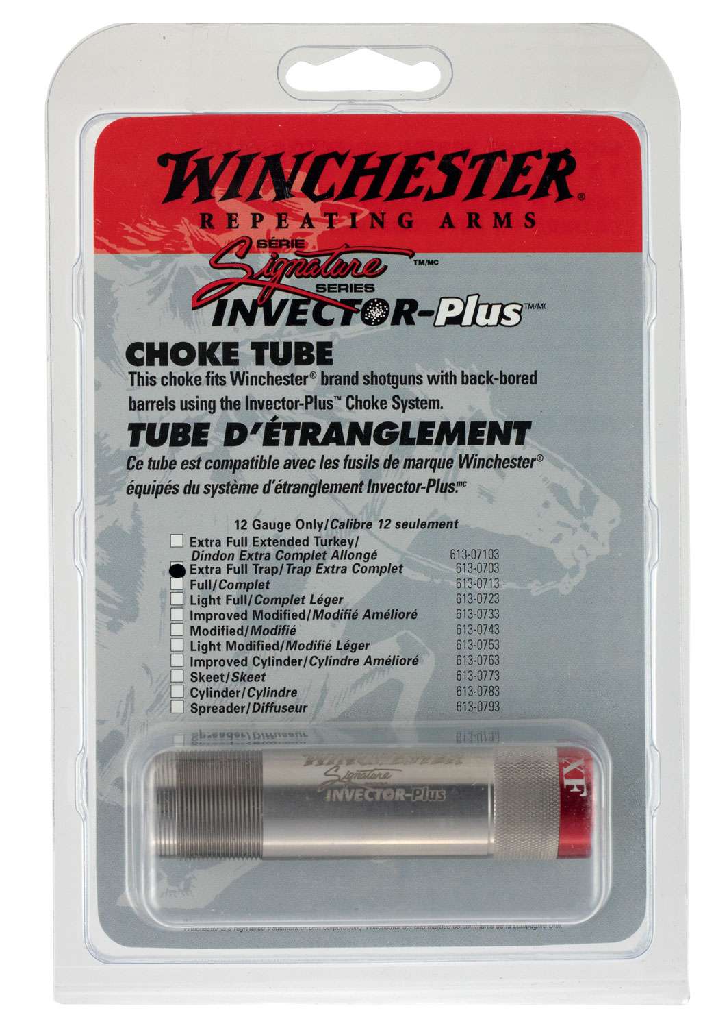 Winchester Guns 6130763 Signature Plus Choke Tube Invector-Plus 12 Gauge Improved Cylinder 17-4 Stainless Steel Stainless | Center Mass, Inc