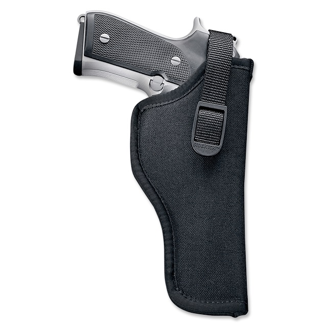 Uncle Mikes 81022 Sidekick Belt LH 3-4" Med/Lg DA Revolver Nylon Black - Uncle Mikes