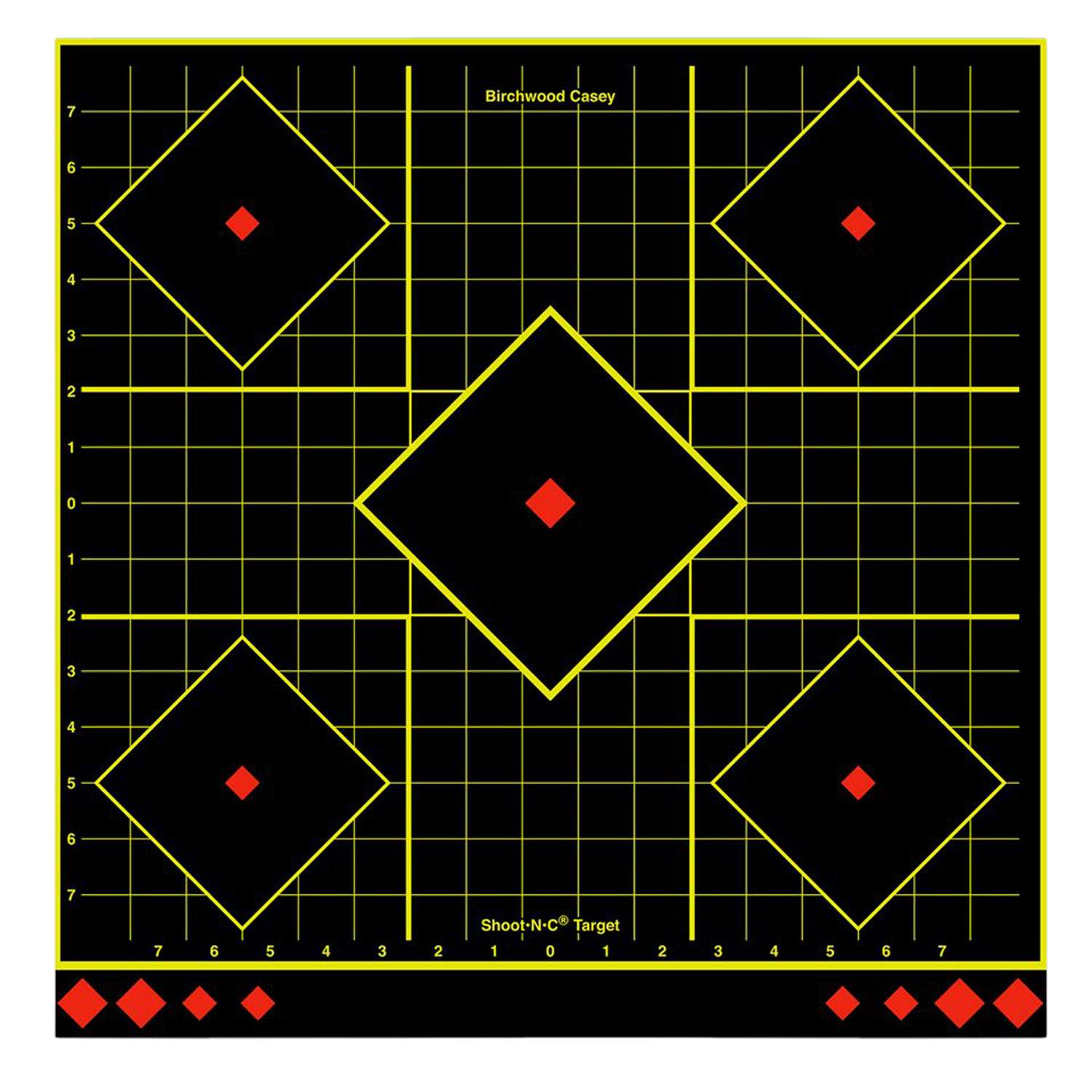 Birchwood Casey Shoot-N-C Sight-In Diamond Paper Target 17.75" 100 Per Pack