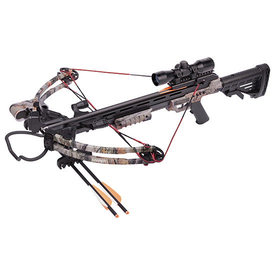 CENTERPOINT CROSSBOW SNIPER 370 CAMO Guns 2 Ammo