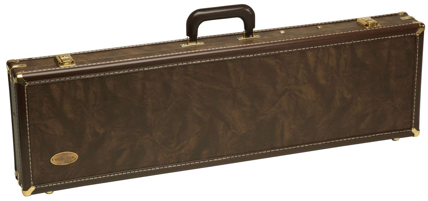 Browning 142840 Traditional Over/Under Shotgun Case Brown Wood w/Vinyl