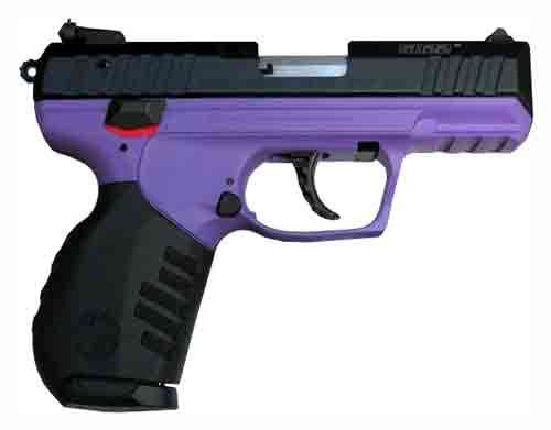 Ruger 3606 SR22 Semi-Auto Pistol, 22 LR, 3.5" Stainless Barrel, Purple-img-0