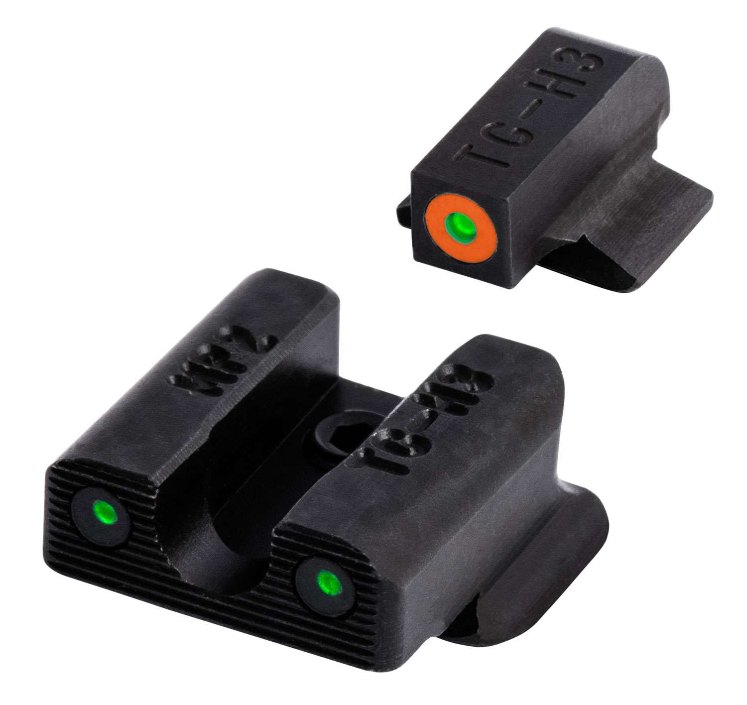 Truglo Tritium Pro Night Sights S&W Bodyguard Green Tritium w/Orange ...