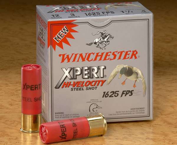 Winchester 12 Gauge 3-1/2 1-1/4 oz. 1625 FPS Super X Xpert High Velocity  Waterfowl Steel Shot