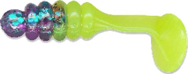 CB CRAPPIE GRUB 1.5" CHT/JUNEBUG - Charlie Brewer Slider