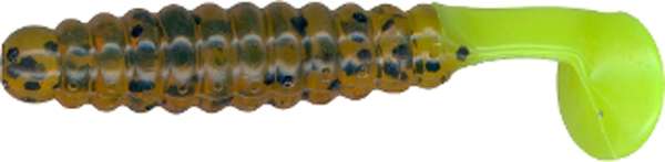 CB CRAPPIE GRUB 1.5" PUMPKINBLK/CHT - Charlie Brewer Slider