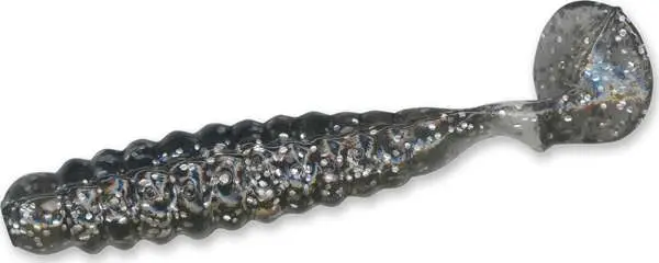 CB CRAPPIE GRUB 1.5" SMOKE MF 20BG - Charlie Brewer Slider