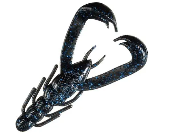 V&M WILD CRAW 4" 7BG BLK BLU GLITR - V & M Baits