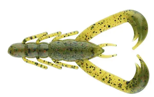 V&M WILD CRAW 4" 7BG WATERMLN RED - V & M Baits