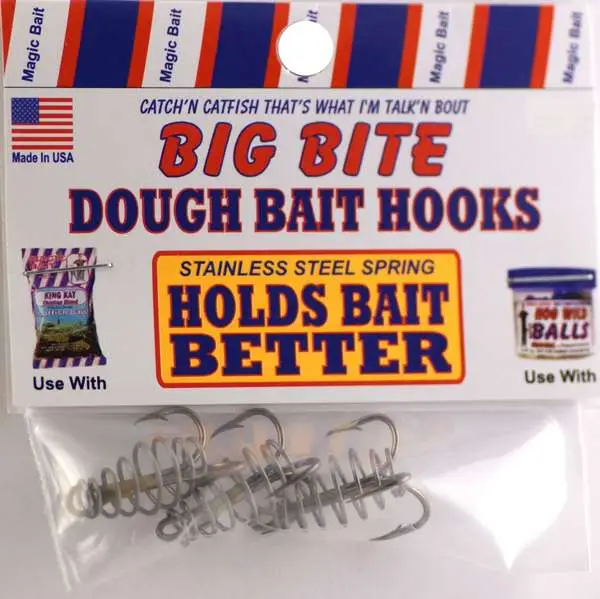 MAGIC BAIT SS SPRING HOOKS 3BAG - Magic Catfish Bait