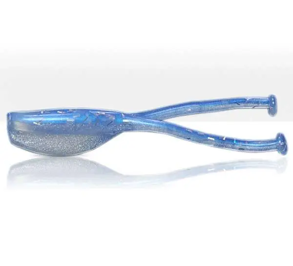 GARLAND 2.5" SLAB DR. 12BG BLUE ICE - Gene Larew Lures, Llc