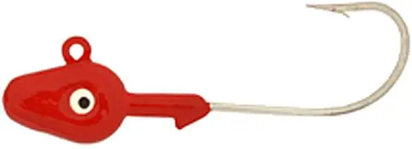 H&H DBL EYE JIGHEAD 1/2oz 10BG RED - H & H Lure