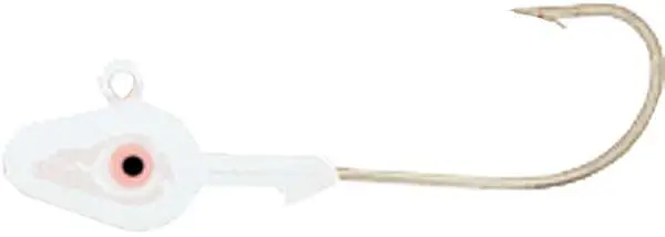 H&H DBL EYE JIGHEAD 1/2oz 10BG WHT - H & H Lure