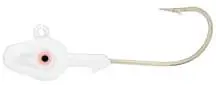 H&H DBL EYE JIGHEAD 1/4oz 10BG WHT - H & H Lure