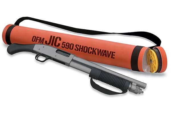 Mossberg 50656 590 Shockwave JIC Stainless Steel Cerakote Pump 12 Gauge 14.-img-0