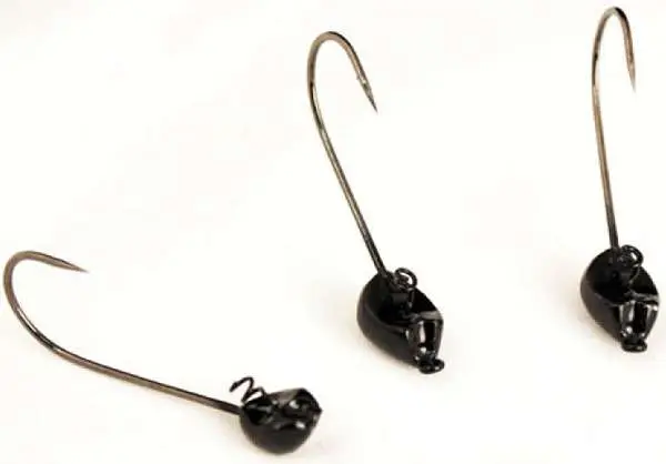 MISS WARLOCK HEAD 3/16oz 3PK BLK - Missile Baits Llc
