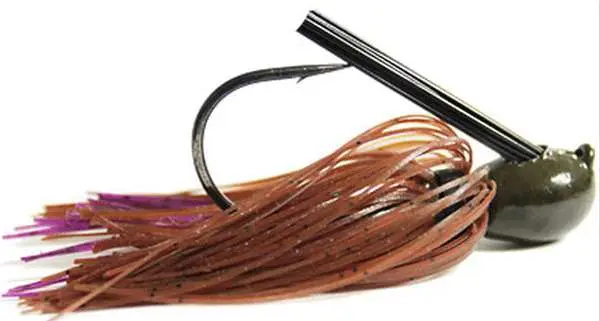 MISS IKE MINI FLIP JIG 1/2 BRN/PUR - Missile Baits Llc