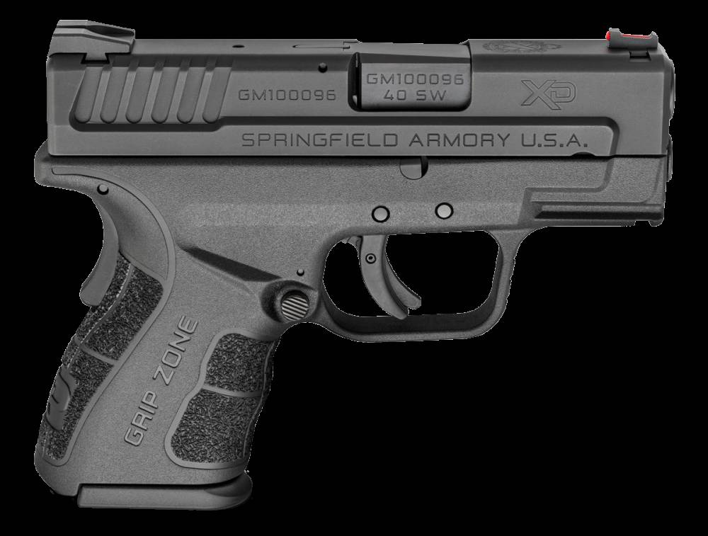 Springfield Armory Xd Mod 2 Sub Compact 40 Smith And Wesson Sandw Double 3 9 1 Black Polymer Grip