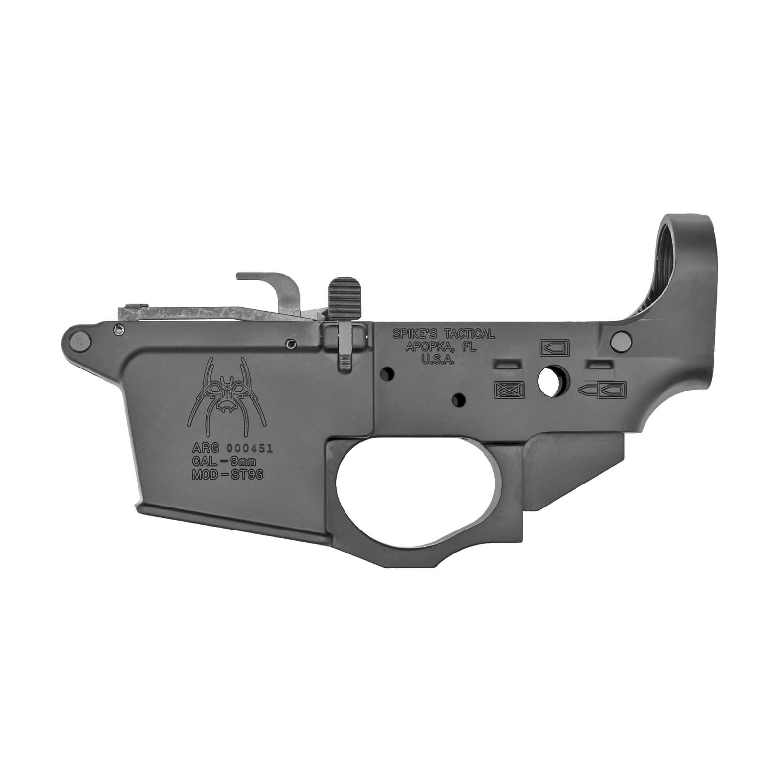 Spikes STLS920 Spider Glock Magazine Compatible AR Platform 9mm Luger Black-img-0