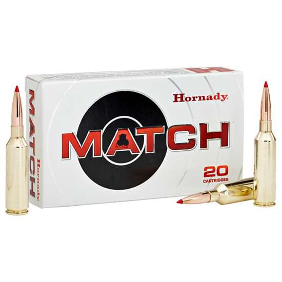 Hornady 82180 Match  300 Win Mag 195 gr Extremely Low Drag-Match 20 Bx/ 10-img-0