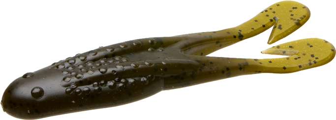ZOOM HORNY TOAD 5BG GRN PUMPKIN - Zoom Bait