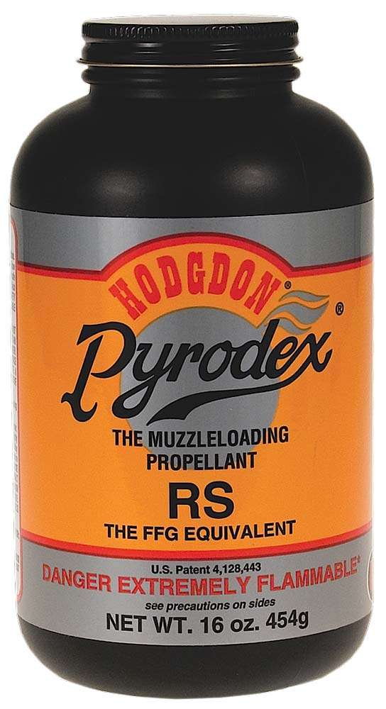 HODGDON PYRODEX POWDER POWDER RS 1LB CAN ( 10 PER CASE ) AmChar