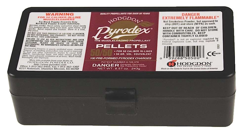 Hodgdon P5050 Pyrodex 50 Cal 50 Grain 100 Box/12 Case | Range USA