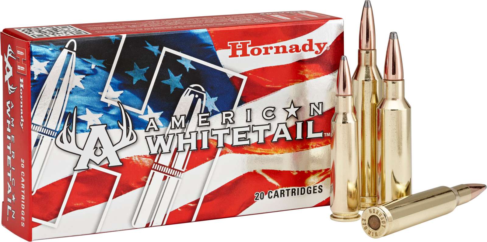 Hornady 82204 American Whitetail 300 WSM 165 gr InterLock Round Nose 20