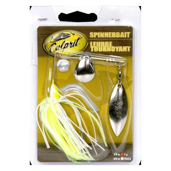 CUL SPINNERBAIT 1/4OZ CHT/WHT - Culprit Worms