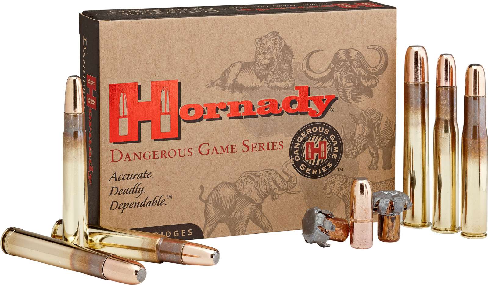 Hornady 82432 Dangerous Game 450-400 Nitro Express 400 gr DGX Bonded 20 Bx/  6 Cs | Range USA