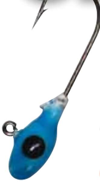 GARLAND 1/8oz MO GLO JIGHEAD BLUE - Gene Larew Lures, Llc