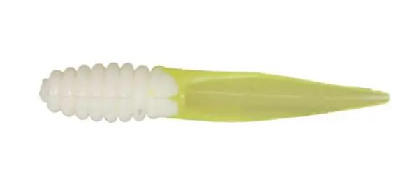 GARLAND 2" SLAB SLAYER WHT/CHT - Gene Larew Lures, Llc