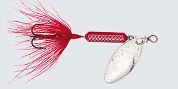 YAK ROOSTER TAIL 1/16 RED - Yakima Rooster Tails
