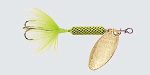 YAK ROOSTER TAIL 1/8 CHARTREUSE - Yakima Rooster Tails
