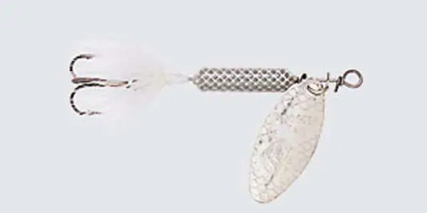 YAK ROOSTER TAIL 1/8 HMMRD WHT - Yakima Rooster Tails