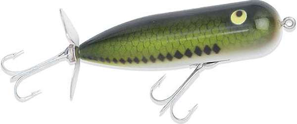 Heddon Teeny Torpedo 1/8 oz Fishing Lure - Baby Bass