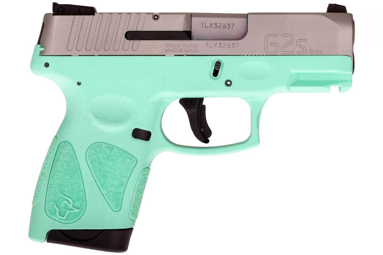 Taurus 1G2S939C G2S  9mm Luger 3.26" 7+1 Cyan Stainless Steel Cyan Polymer-img-0