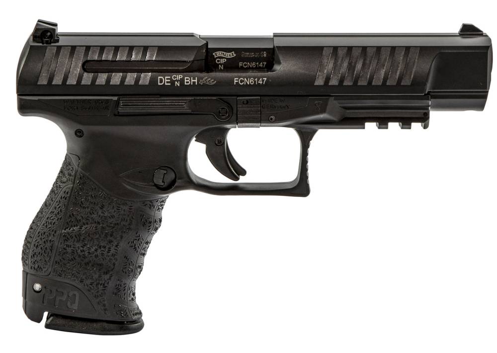 WALTHER PPQ M2 9MM 5" BBL STANDARD HGA BLACK POLY FRAME 2-10RD MAGS - Walther Arms