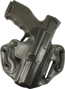 DESANTIS SPEED SCABBARD HOLSTR RH OWB LEATHER SIG P239 BLACK - Desantis Gunhide