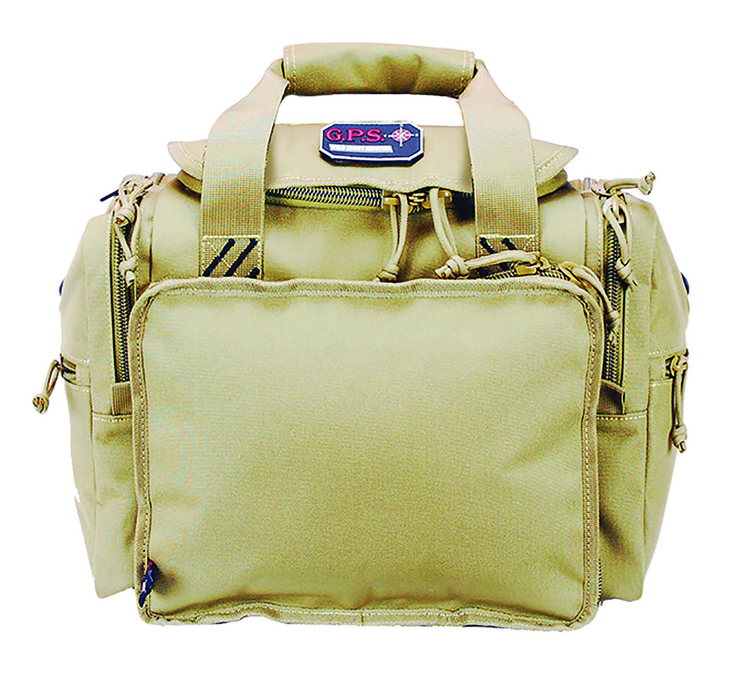 G*Outdoors GPS1411MRBT Medium Range Bag Tan 2 Ammo Dump Cups The
