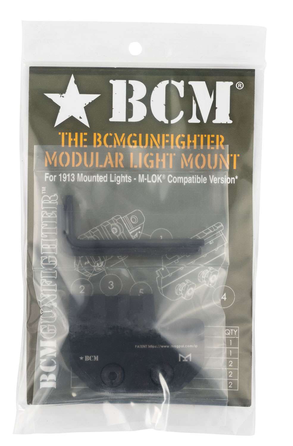 BCM 1913LMMCMR 1913 MLOK Light Mount Larry's Pistol & Pawn