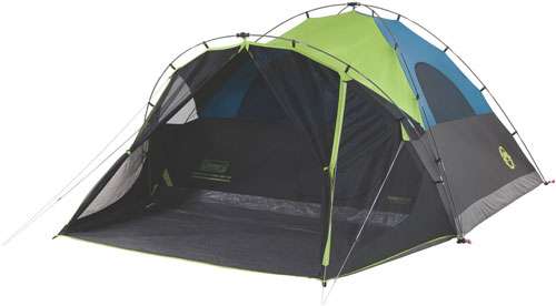 COLEMAN CARLSBAD DARKROOM DOME TENT W/SCREEN ROOM 6 PERSON - Coleman