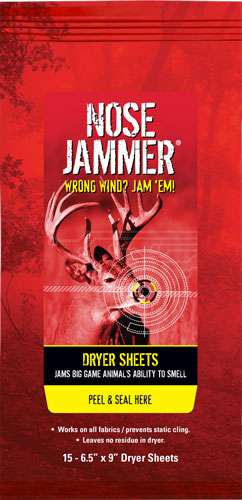 NOSE JAMMER DRYER SHEETS W/ NOSE JAMMER FORMULA - Nose Jammer