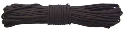 RED ROCK 550 PARACHUTE CORD 100 FEET BLACK - Red Rock Gear